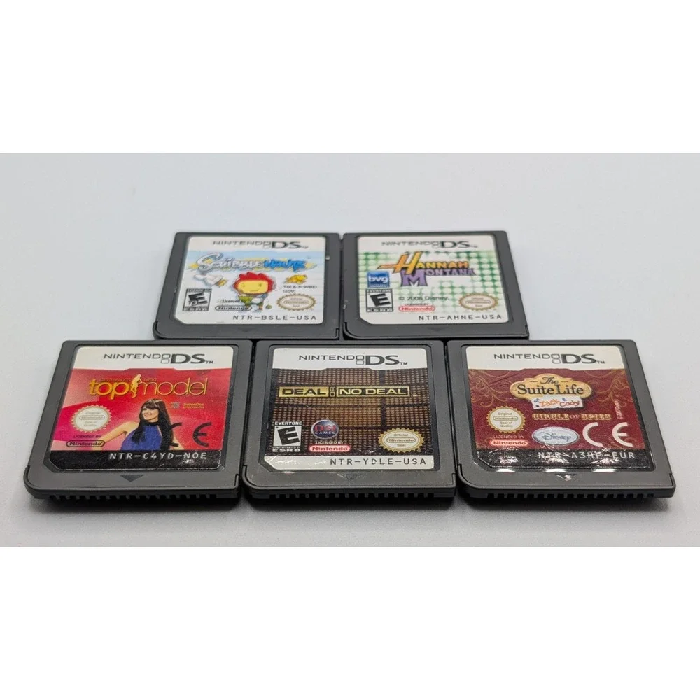 Nintendo DS Reality & Game Show Based Games Mixed Lot of 5 Cartridges Only